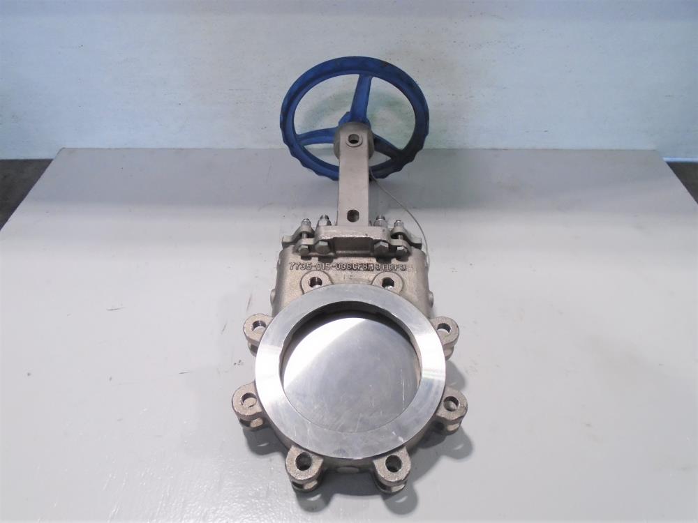 Velan 6" 150# CF8M Knife Gate Valve, Model C, Fig# L14-0310C-13ST-W320 